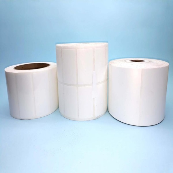 Etiqueta adesiva branca Etiqueta adesiva branca