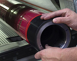 Impressora flexográfica tambor central